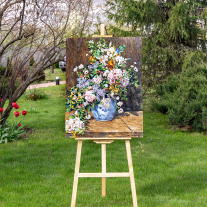 Мозаїчне панно “Весняний букет”
